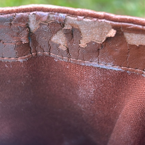 NINE WEST Logano tan leather tall riding boots size 6.5 some wear see photos - Picture 5 of 6